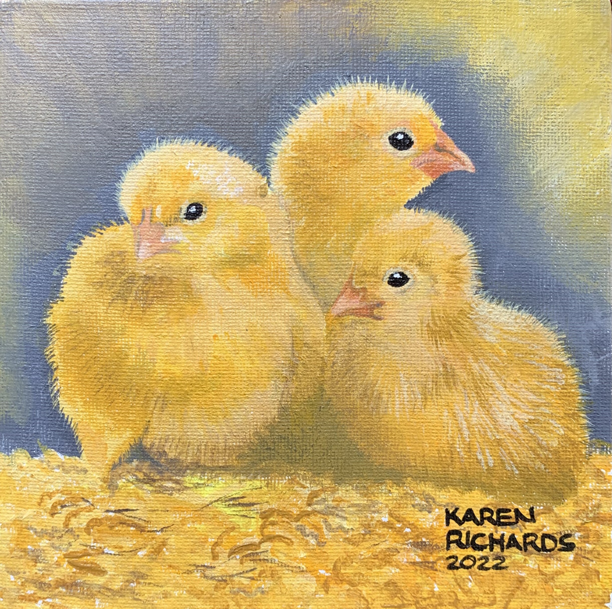 Click here to view Day old chicks by Karen Richards